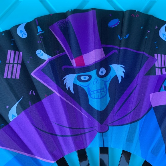 👻 New with Tags: Disney Haunted Mansion Madame Folding Fan 👻 - Picture 2 of 4